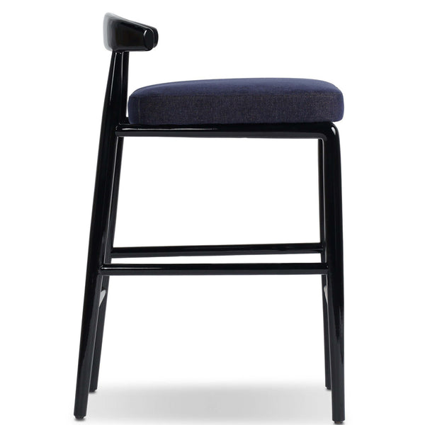 Home Fashion Shaza Stool Sutton Navy By Four Hands