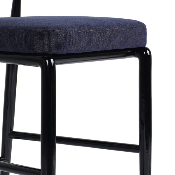 Home Fashion Shaza Stool Sutton Navy By Four Hands