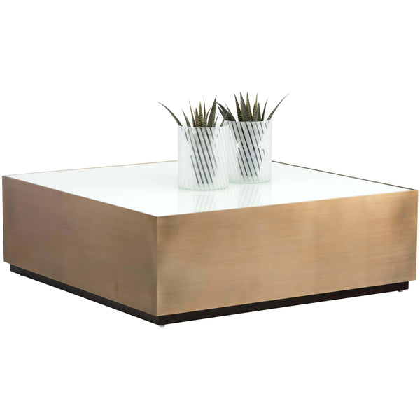 Home Fashion Shiloh Square Coffee Table White