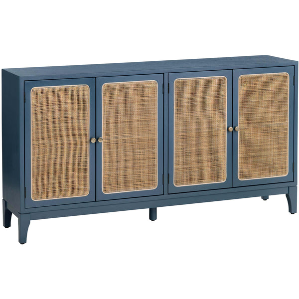 home fashion Shoreside 4 Door Sideboard Blue
