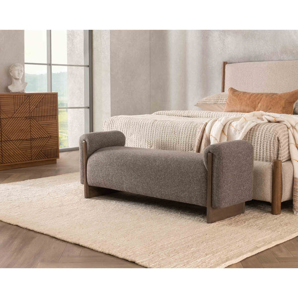 Home Fashion Sierra Bench Bronzed Cocoa
