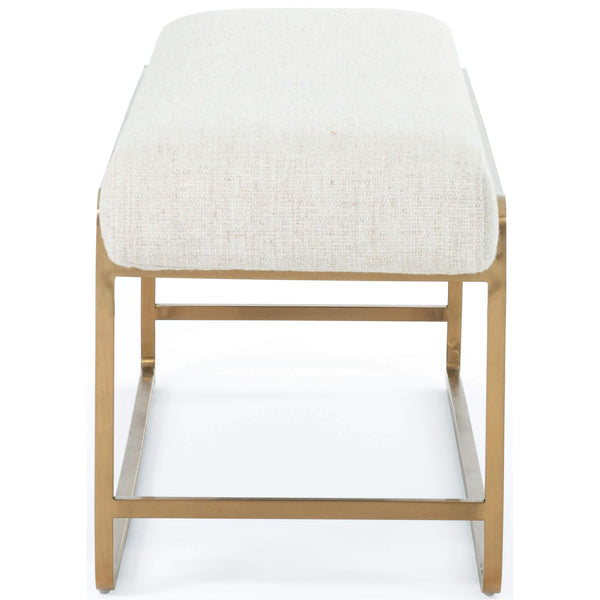 Home Fashion Sled Bench Thames Cream By Four Hands