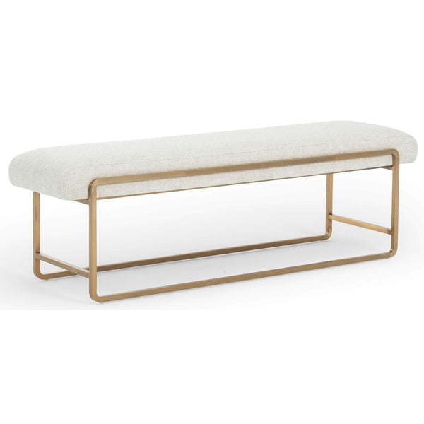 home fashion Sled Bench Thames Cream by Four Hands
