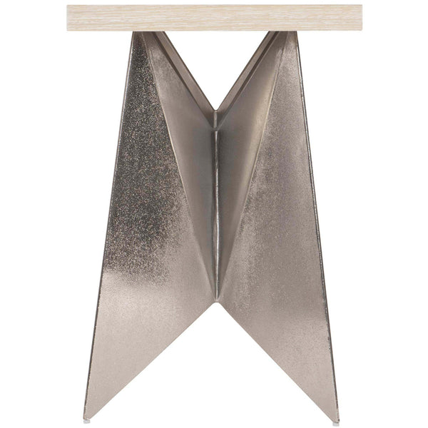 Home Fashion Solaria Double Pedestal Console Table