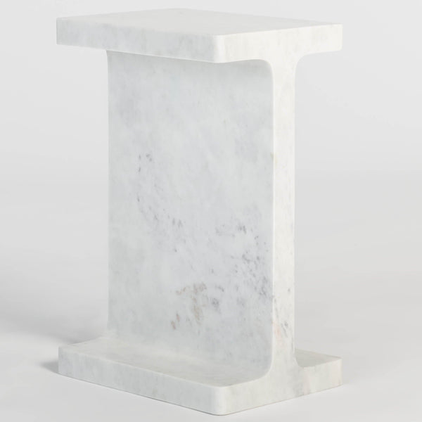 home fashion Solitude End Table Polar White