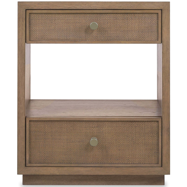 Home Fashion Sonnet 2 Drawer Nightstand Wren