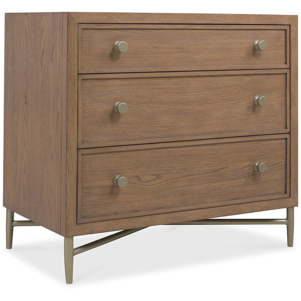 home fashion Sonnet 3 Drawer Nightstand Wren
