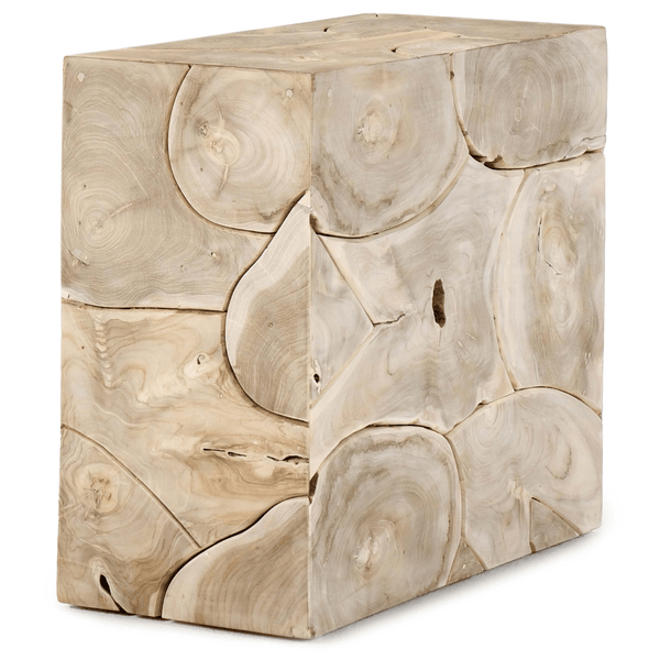 home fashion Sorrento End Table Bleached