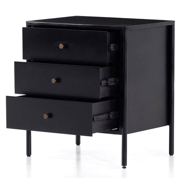 Home Fashion Soto Nightstand Black By Four Hands
