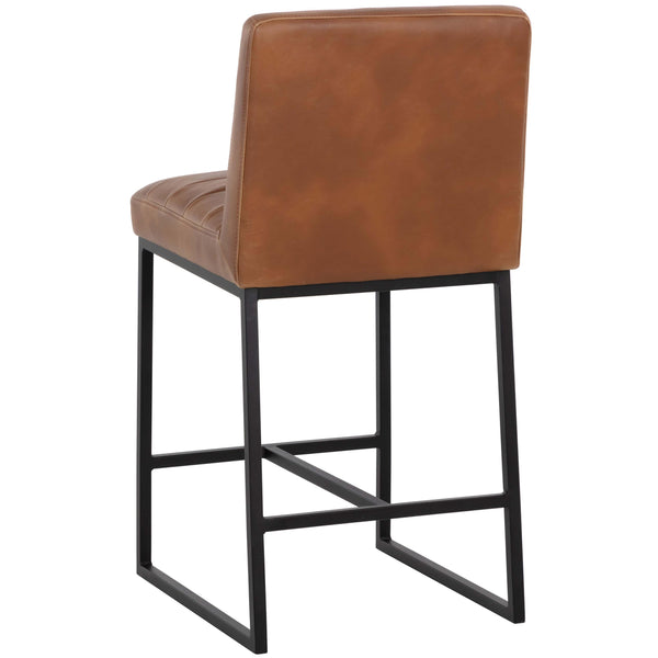 Home Fashion Spyros Counter Stool Tobacco Tan