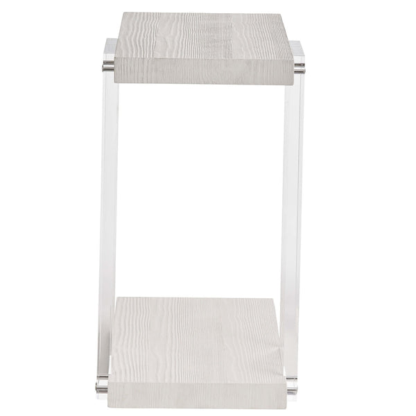 Home Fashion St. Kitts Accent Table White Sand