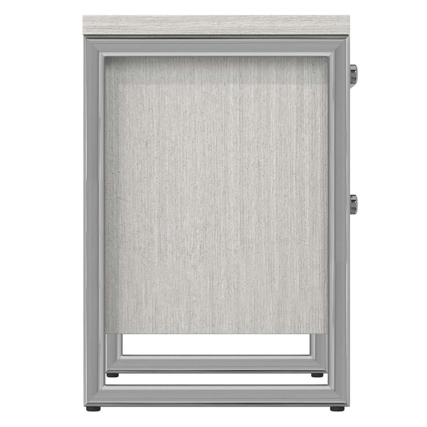 Home Fashion Stratum 2 Drawer Nightstand Wide