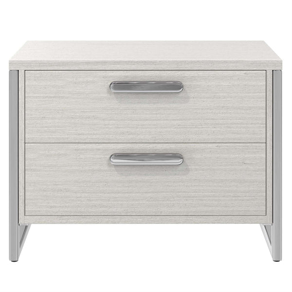 Home Fashion Stratum 2 Drawer Nightstand Wide