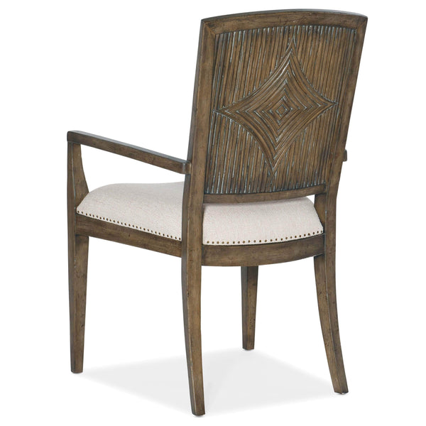 Home Fashion Sundance Carved Back Arm Chair