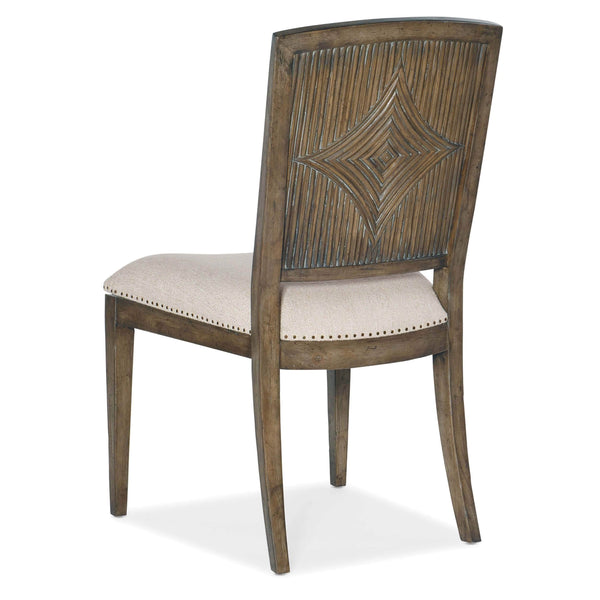 Home Fashion Sundance Carved Back Side Chair