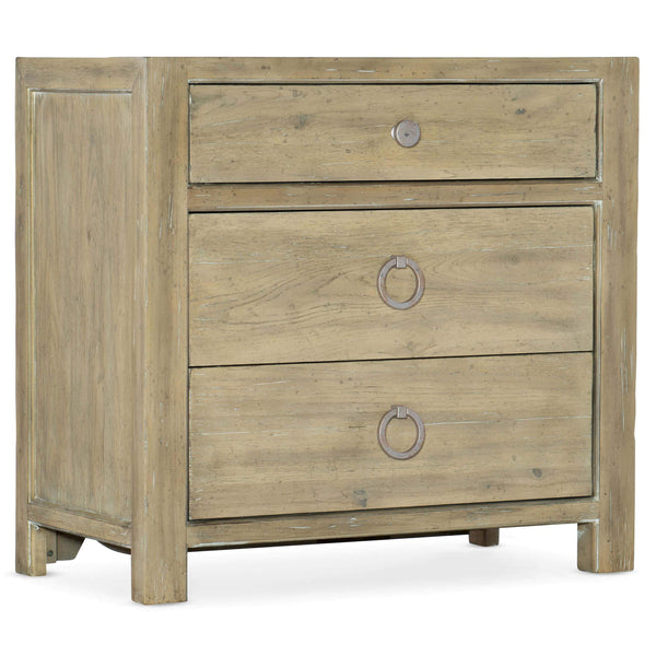 home fashion Surfrider 3 Drawer Nightstand