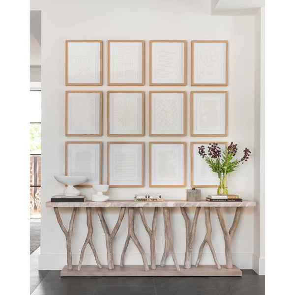 Home Fashion Surfrider Console Table Natural