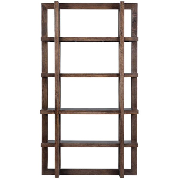 Home Fashion Sydney Bookcase Bark Brown