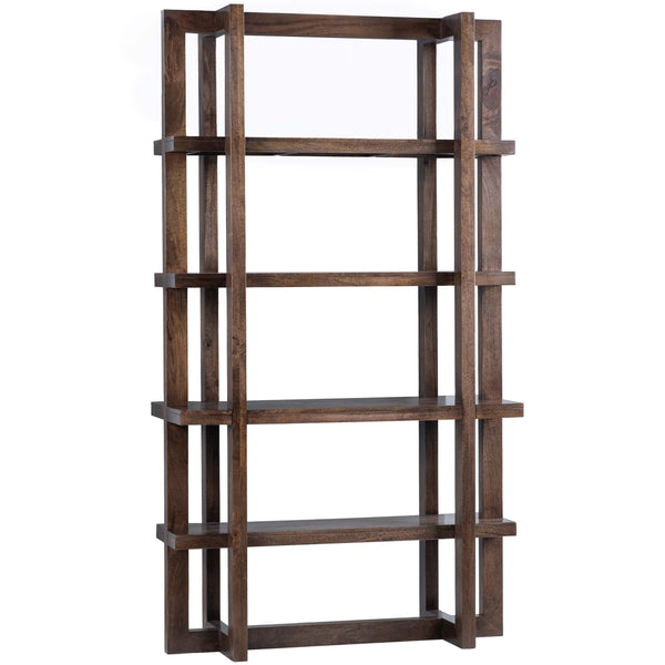 Home Fashion Sydney Bookcase Bark Brown
