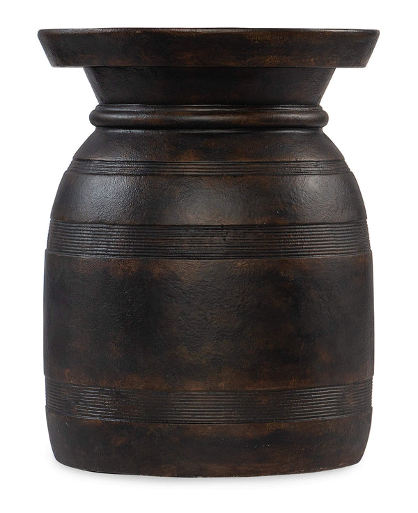 home fashion Tahoe Urn Spot Table Distressed Black