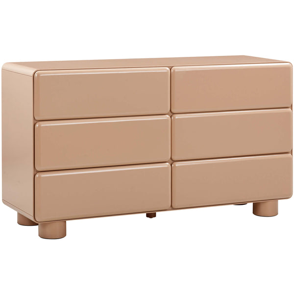 home fashion Tammy 6 Drawer Dresser Taupe