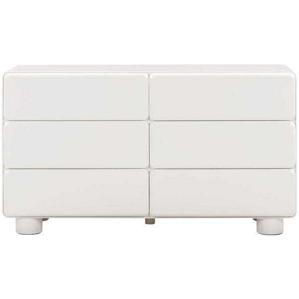 Home Fashion Tammy 6 Drawer Dresser White
