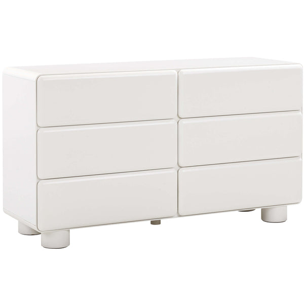 home fashion Tammy 6 Drawer Dresser White