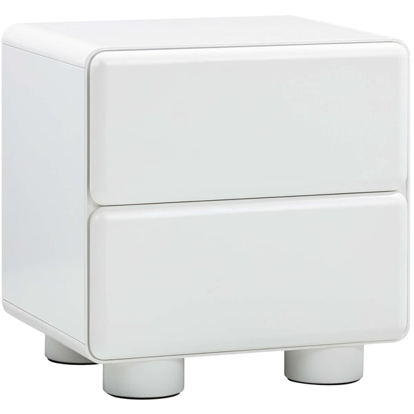 home fashion Tammy Nightstand White
