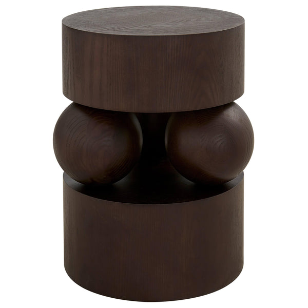 Home Fashion Taos End Table Dark Cinder