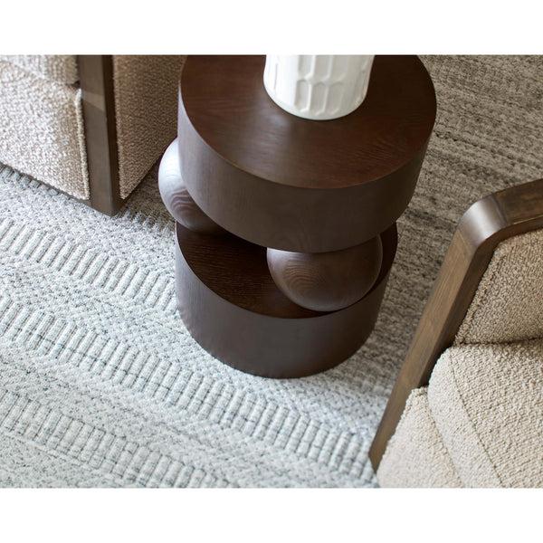 Home Fashion Taos End Table Dark Cinder