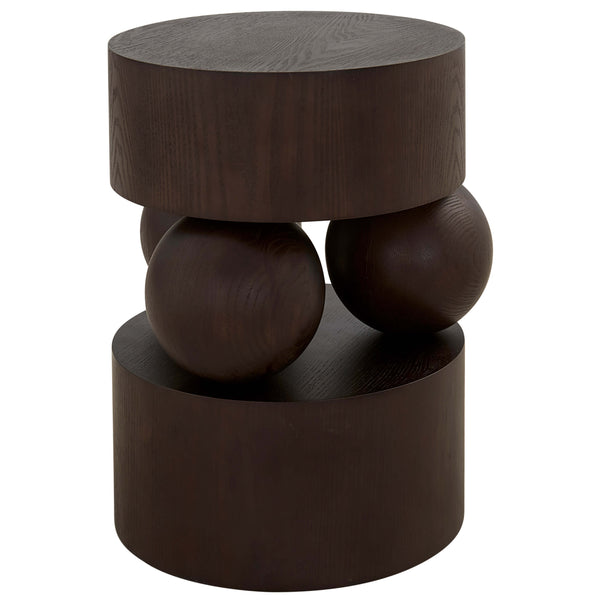 home fashion Taos End Table Dark Cinder