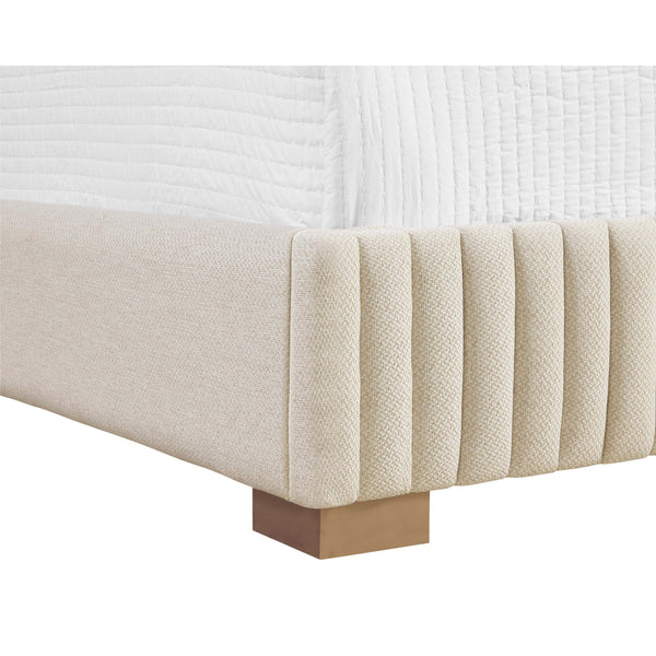 Home Fashion Tarrant King Bed Monument Oatmeal