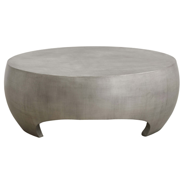Home Fashion Tarsus Coffee Table Pewter Look