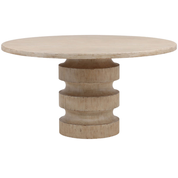 home fashion Taryn Round Dining Table Light Wood