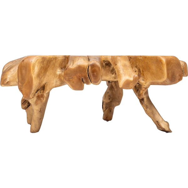 Home Fashion Teak Root Coffee Table