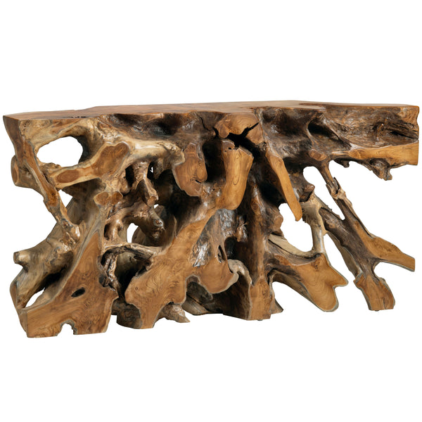 home fashion Teak Root Console Natural
