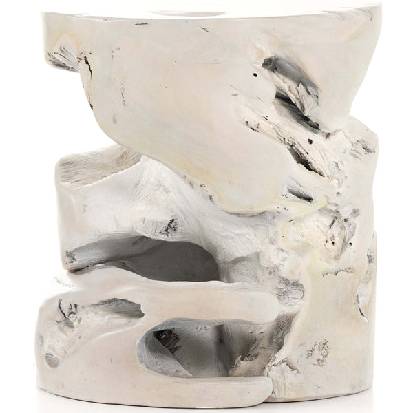 Home Fashion Teak Stool Ivory By Four Hands