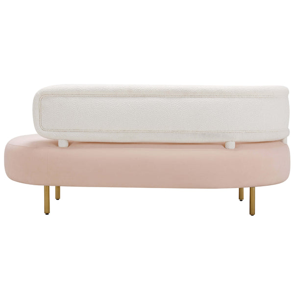 Home Fashion Tischa Sofa Cream/Blush