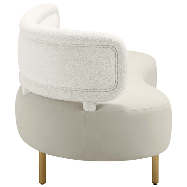 Home Fashion Tischa Sofa Cream/Grey