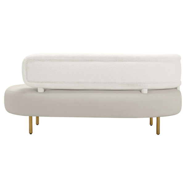 Home Fashion Tischa Sofa Cream/Grey