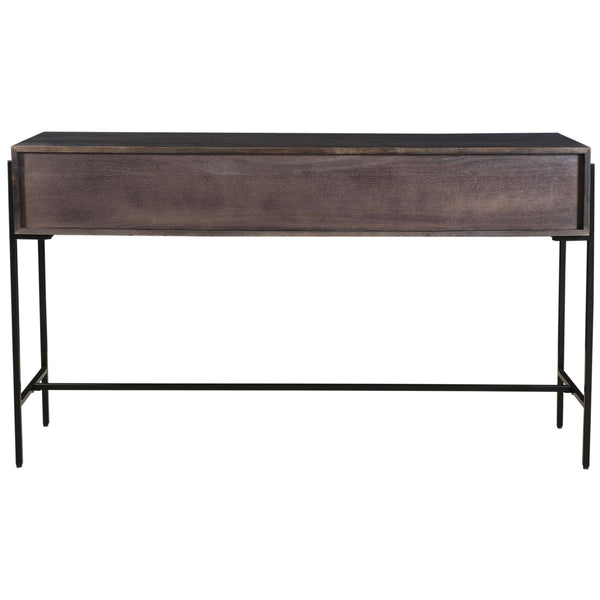 Home Fashion Tobin Console Table. Light Brown