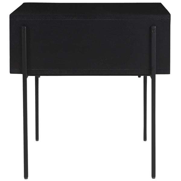 Home Fashion Tobin Side Table Charcoal