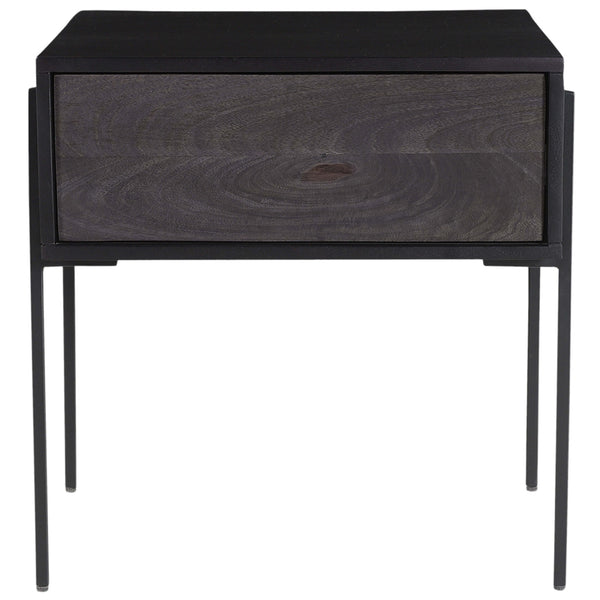 Home Fashion Tobin Side Table Charcoal