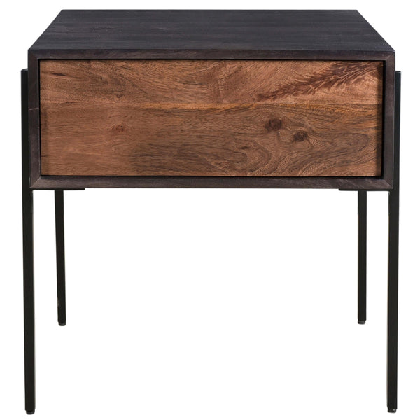 Home Fashion Tobin Side Table Light Brown