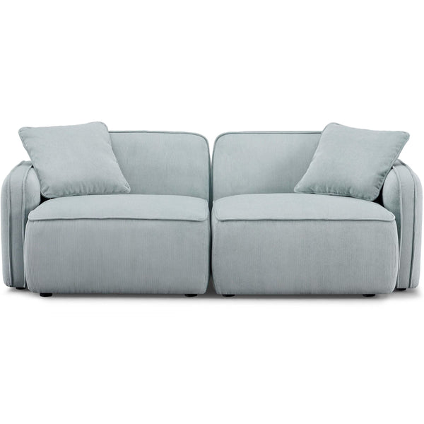 home fashion Travie Modular Loveseat Light Green