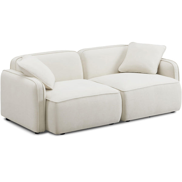 Home Fashion Travie Modular Loveseat Sand