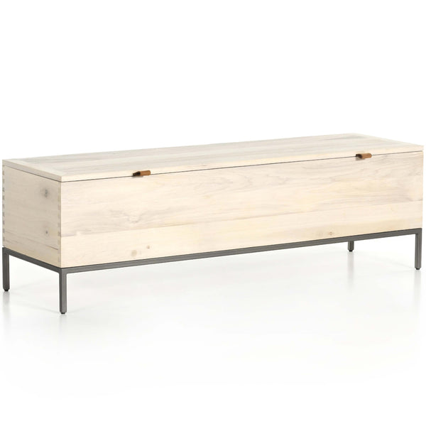 home fashion Trey Trunk Dove Poplar by Four Hands