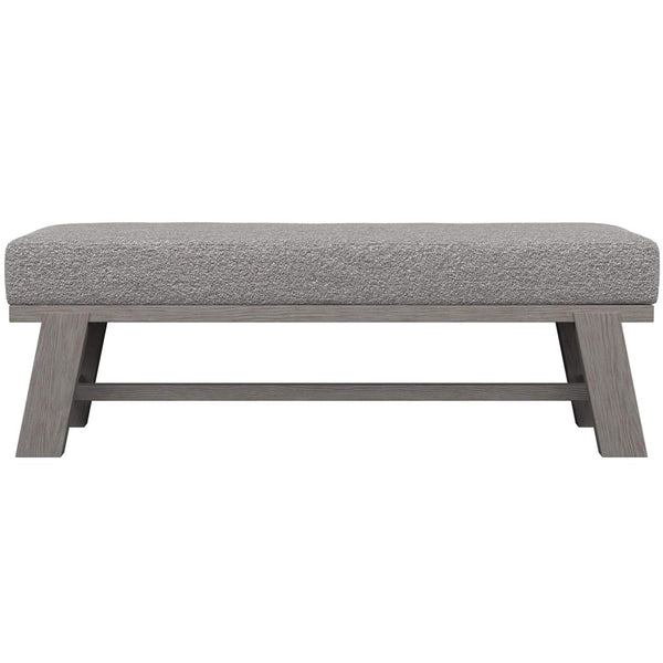 Home Fashion Trianon Upholstered Bench Gris