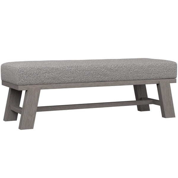 home fashion Trianon Upholstered Bench Gris