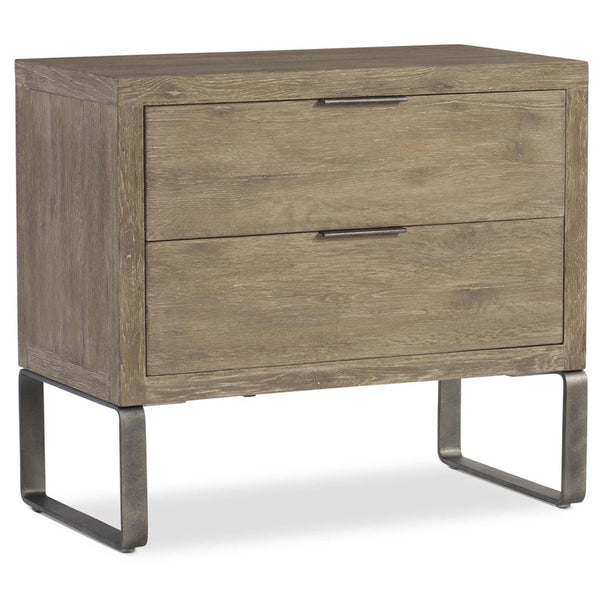 home fashion Tribeca 2 Drawer Nightstand Aurum